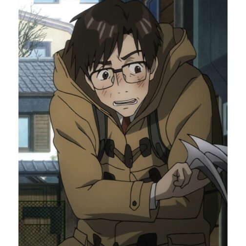 Parasyte Shinichi Izumi Brown Duffel Coat - Image 9