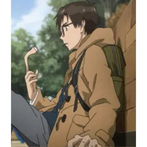 Parasyte Shinichi Izumi Brown Duffel Coat - Image 10