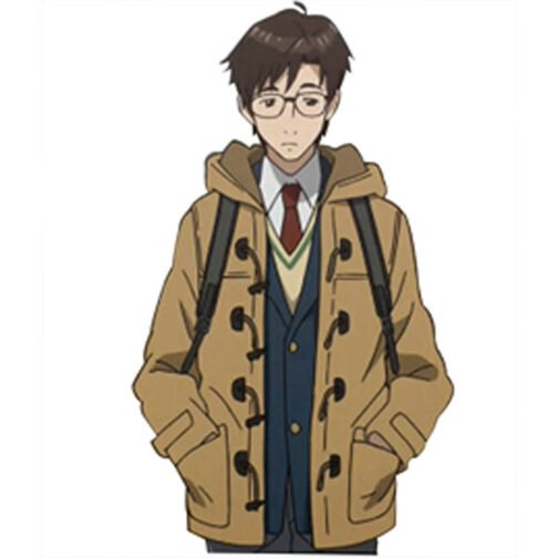 Parasyte Shinichi Izumi Brown Duffel Coat - Image 11