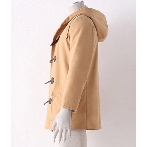 Parasyte Shinichi Izumi Brown Duffel Coat - Image 5