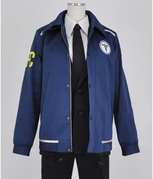 Kougami Shinya Psycho Pass Blue Cotton Jacket