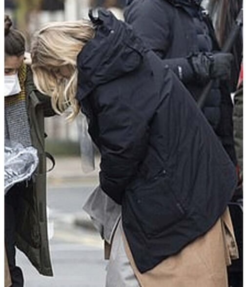 Anatomy of a Scandal Sienna Miller Black Hooded Jacket - Image 9