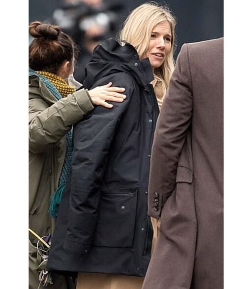 Anatomy of a Scandal Sienna Miller Black Hooded Jacket - Image 10