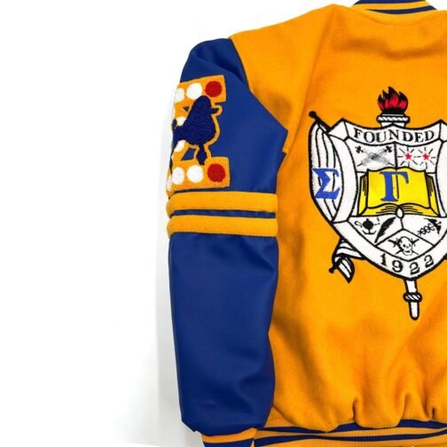 Sigma Gamma Rho Ole Skool Letterman Jacket - Image 3