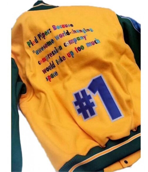 Zach Woods Silicon Valley Donald Dunn Varsity Jacket - Image 5