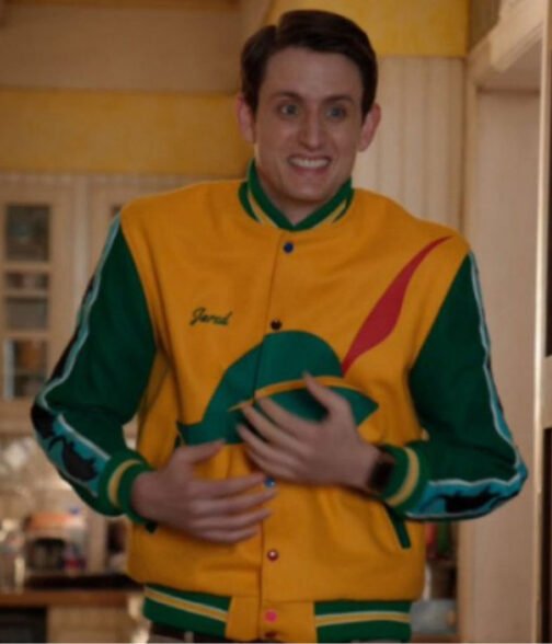 Zach Woods Silicon Valley Donald Dunn Varsity Jacket - Image 11