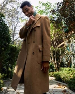 Bridgerton Season 02 Rege Jean Page Brown Wool Coat