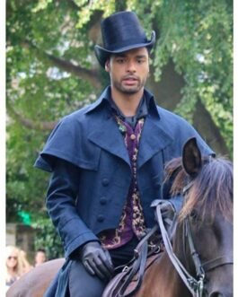 Rege Jean Page Bridgerton Season 02 Blue Duster Coat