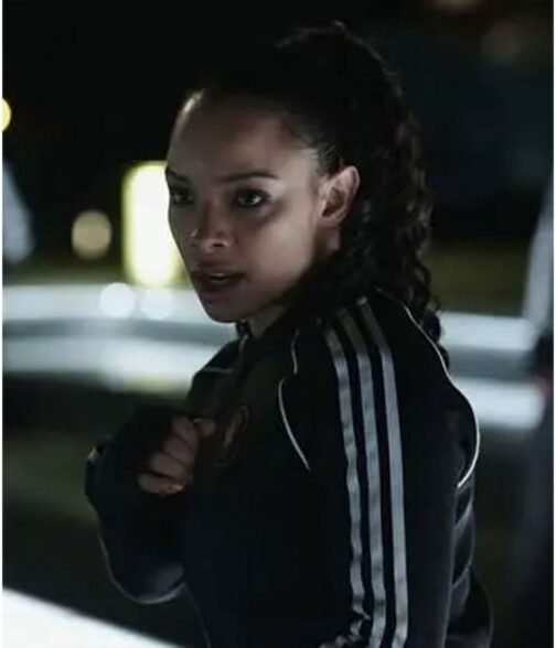 Sisi Stringer Vampire Academy Track Black Jacket - Image 9