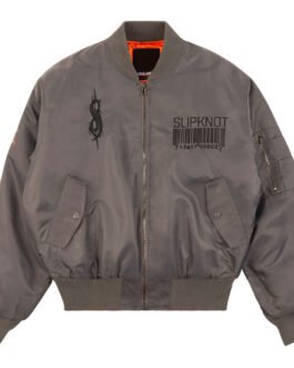 Slipknot Gray Bomber Jacket