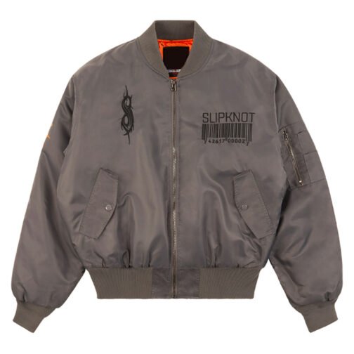 Slipknot Gray Bomber Jacket