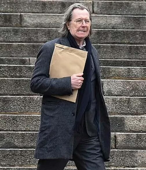 Gary Oldman Slow Horses Wool Coat - Image 2