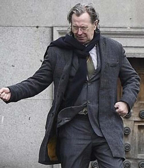 Gary Oldman Slow Horses Wool Coat - Image 3
