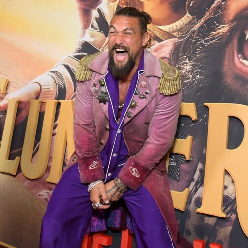 Slumberland Jason Momoa Burgundy Coat - Image 15