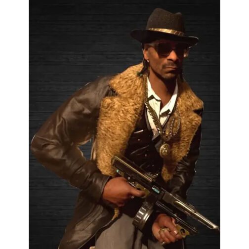 Snoop Dogg Call of Duty Leather Coat - Image 4
