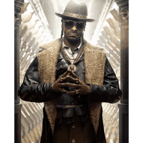 Snoop Dogg Call of Duty Leather Coat - Image 5