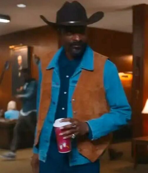 Day Shift Snoop Dogg Brown Suede Leather Vest - Image 6