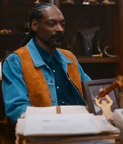 Day Shift Snoop Dogg Brown Suede Leather Vest - Image 7