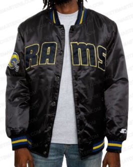 Los Angeles Rams Snoop Dogg Bomber Black Jacket