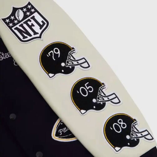 Pittsburgh Steelers Snoop Dogg OVO Varsity Jacket - Image 5