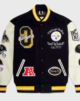 Pittsburgh Steelers Snoop Dogg OVO Varsity Jacket