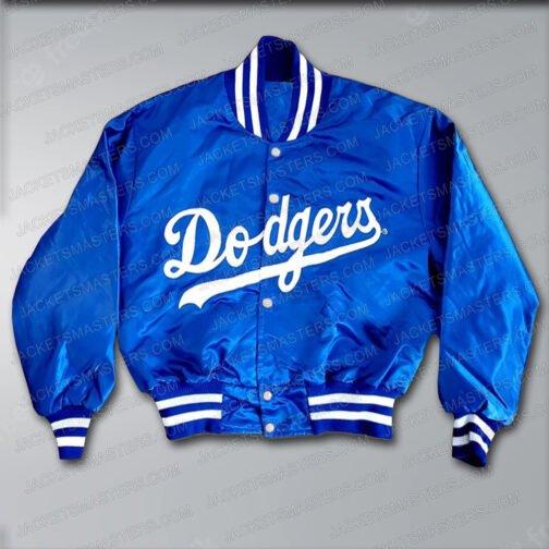 Dodgers Sofia Carson Bomber Blue Jacket