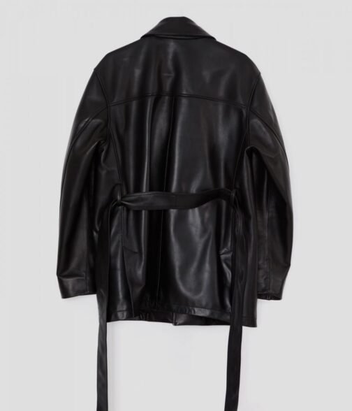 Song Hye Kyo Now We Are Breaking Up Black Leather Jacket - Image 3