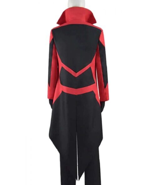 Jim Carrey Sonic The Hedgehog 2 Black and Red Tailcoat - Image 3