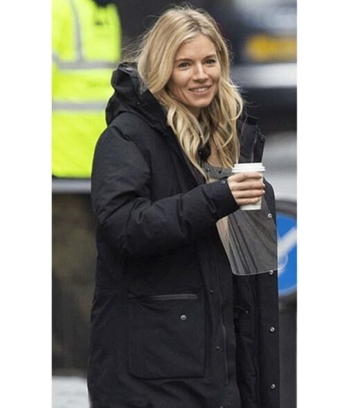 Anatomy of a Scandal Sienna Miller Black Hooded Jacket - Image 3