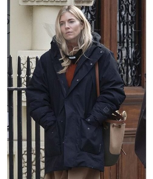 Anatomy of a Scandal Sienna Miller Black Hooded Jacket