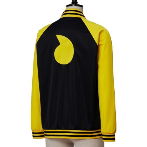 Soul Eater Black and Yellow Varsity Jacket - Image 5