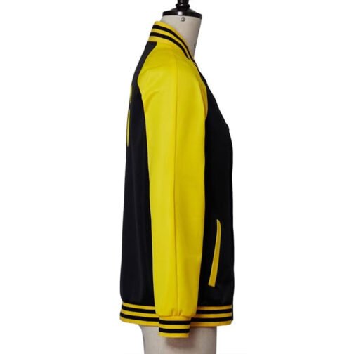 Soul Eater Black and Yellow Varsity Jacket - Image 6