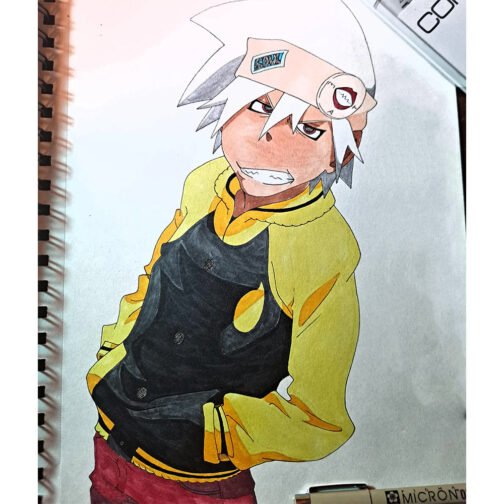Soul Evans Soul Eater Brown and Black Jacket - Image 6