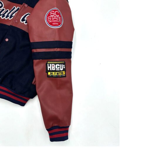 South Carolina State Bulldogs Ole Skool Letterman Jacket - Image 4