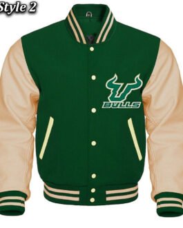 South Florida Bulls Green Varsity Jacket
