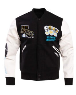Southern University Homecoming Black Varsity Jacket