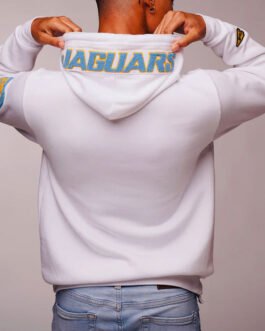 Southern University Jaguars Letterman White Hoodie