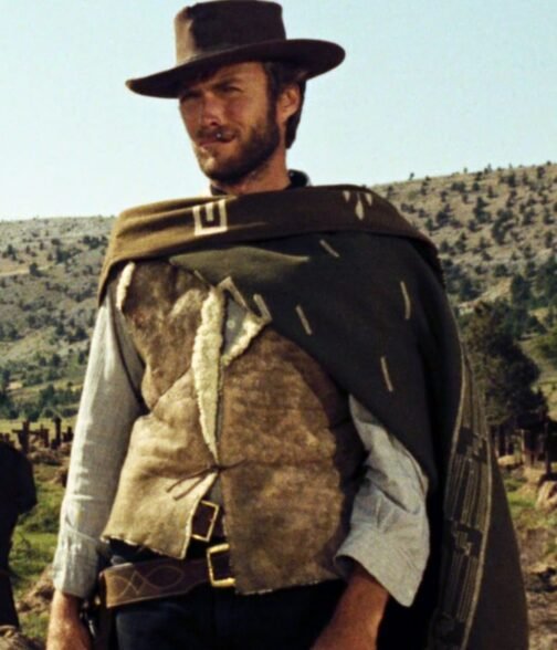 Clint Eastwood Spaghetti Western Leather Vest - Image 7