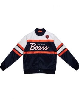 Special Script Chicago Bears Varsity Heavyweight Satin Jacket