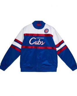 Chicago Cubs Special Script Heavyweight Satin Jacket