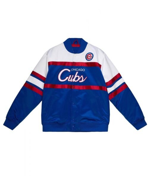 Chicago Cubs Special Script Heavyweight Satin Jacket