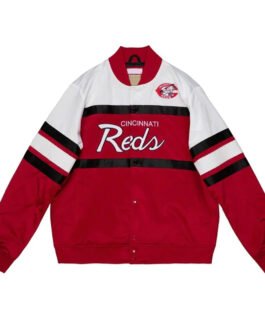 Cincinnati Reds Special Script Heavyweight Satin Jacket