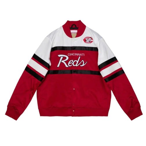Cincinnati Reds Special Script Heavyweight Satin Jacket