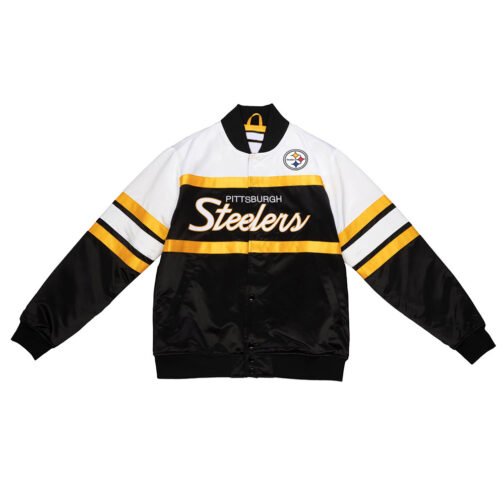 Pittsburgh Steelers Special Script Satin Jacket - Image 3
