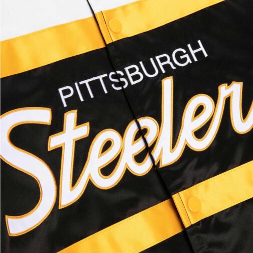 Pittsburgh Steelers Special Script Satin Jacket - Image 6