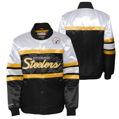 Pittsburgh Steelers Special Script Satin Jacket - Image 5