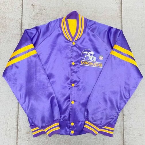 1980’s Minnesota Vikings Spellout Bomber Jacket