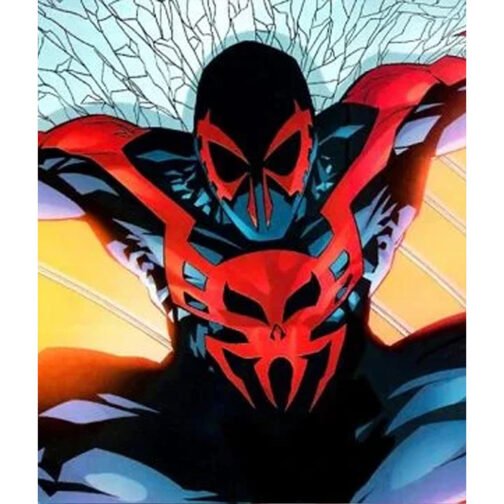Miguel O’Hara Spider Man Across The Spider-Verse Leather Jacket - Image 11