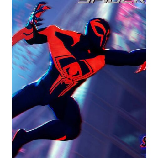 Miguel O’Hara Spider Man Across The Spider-Verse Leather Jacket - Image 12