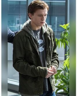 Spider-Man Homecoming Tom Holland Green Cotton Jacket